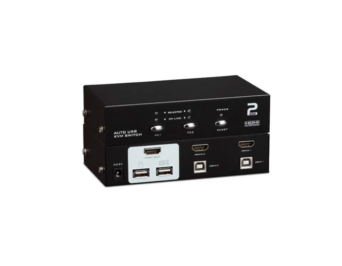 KVM-201H (HDMI2埠USB&PS2切換器)