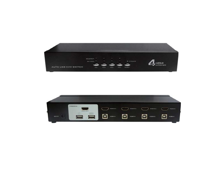 KVM-401H (HDMI4埠USB&PS2切換器)