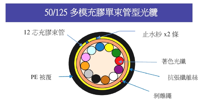 50-125 2芯-12芯 (多模)