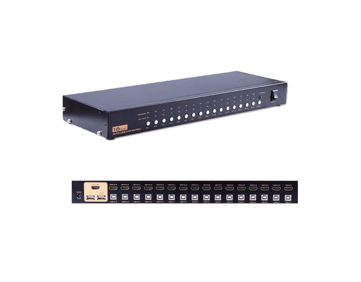 KVM-1601H (HDMI16埠USB&PS2切換器)